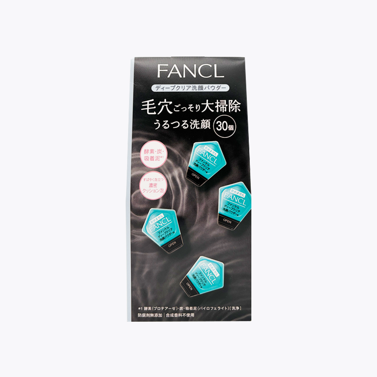 Fancl 芳珂 黑炭酵素深層清潔洗顏粉 30入
