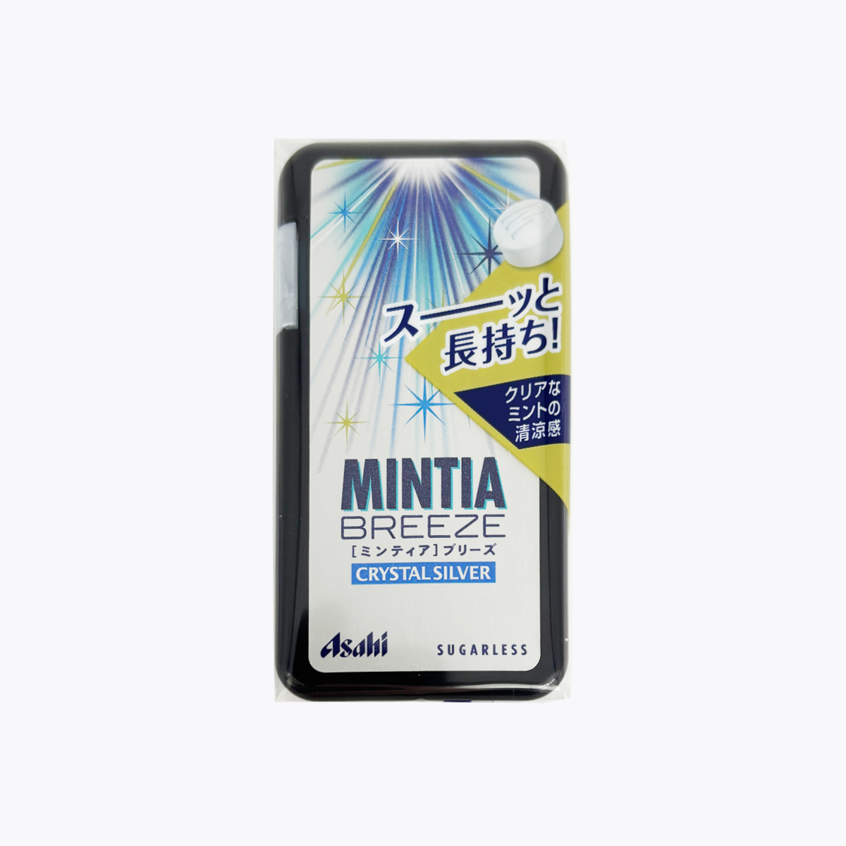 Asahi 朝日 MINTIA BREEZE CRYSTAL SILVER 清涼感 口氣清新潤喉糖 薄荷糖 清涼薄荷口味 30粒