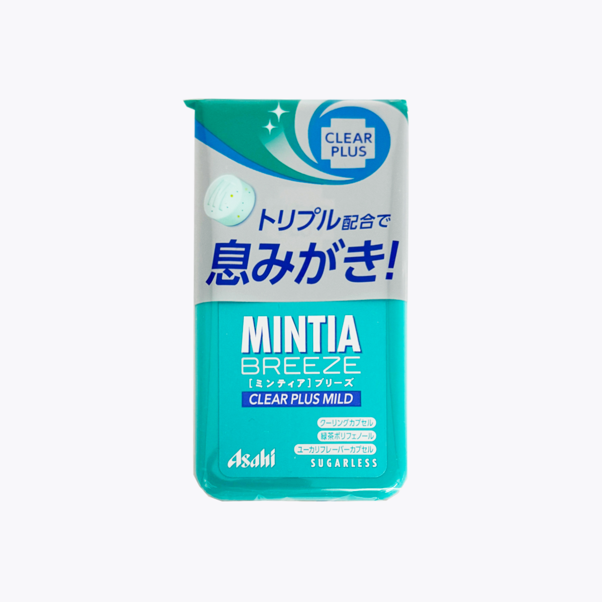 Asahi 朝日 MINTIA BREEZE CLEAR PLUS MILD 清涼感 口氣清新潤喉糖 薄荷糖 溫和薄荷口味 30粒