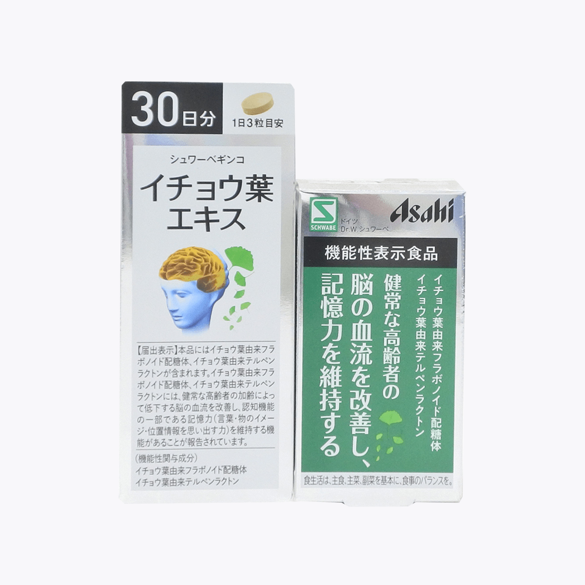 【機能性表示食品】Asahi 朝日 銀杏葉精華30日份 90粒