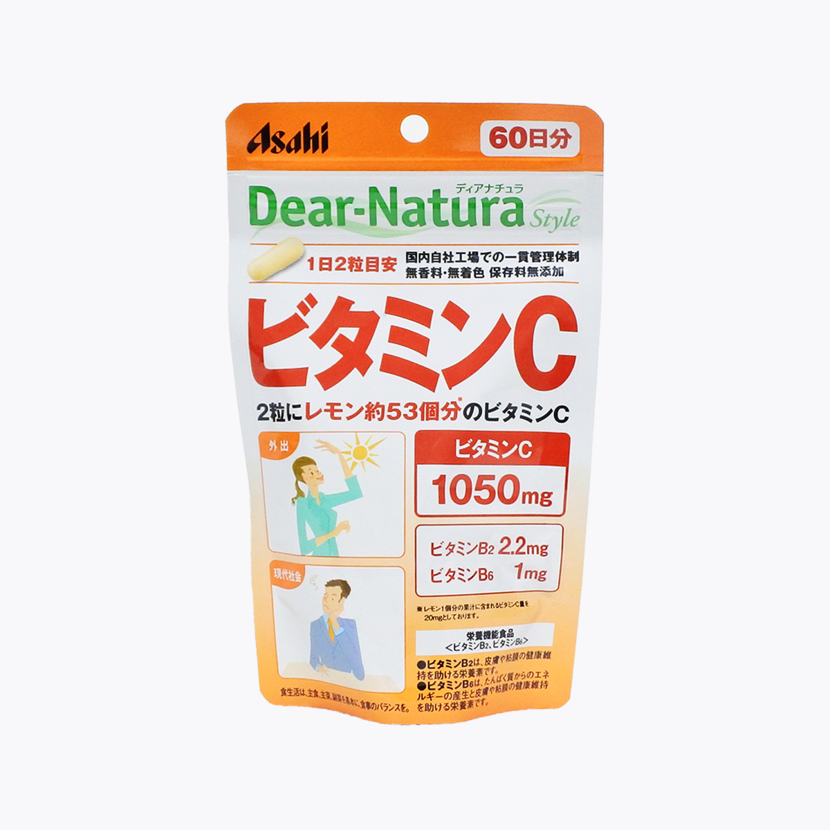 Asahi 朝日 Dear-Natura 維他命C 120粒 60日