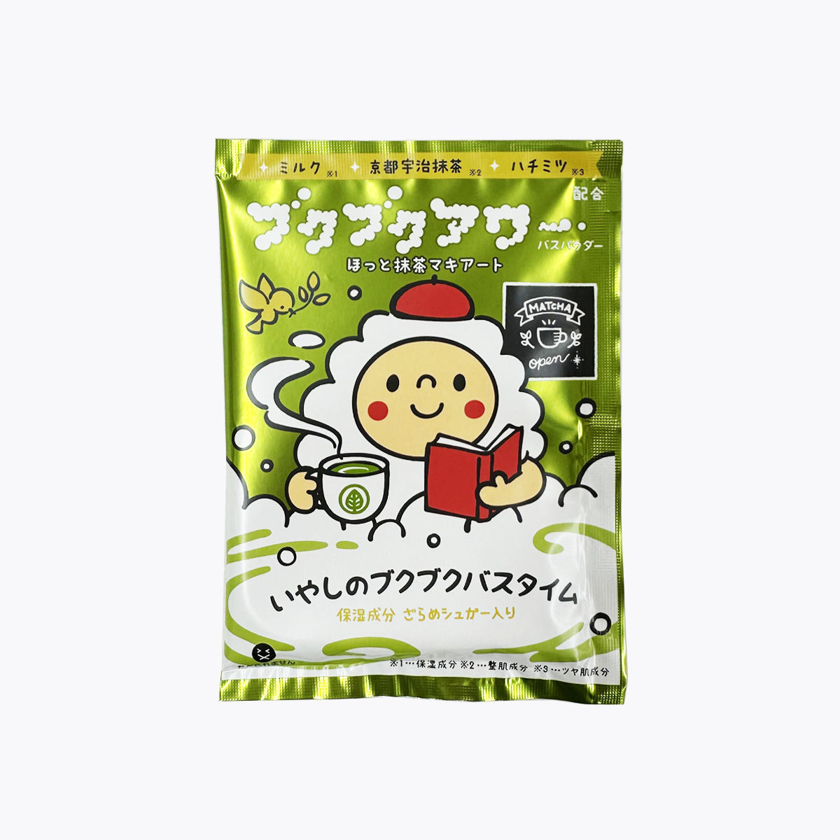 健美藥湯 BUKUBUKU 泡泡浴 入浴劑 抹茶拿鐵/瑪奇朵香 1包 40g