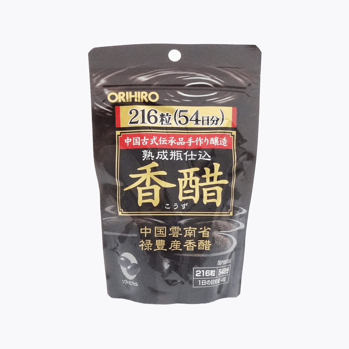ORIHIRO 香醋膠囊 大容量 216粒