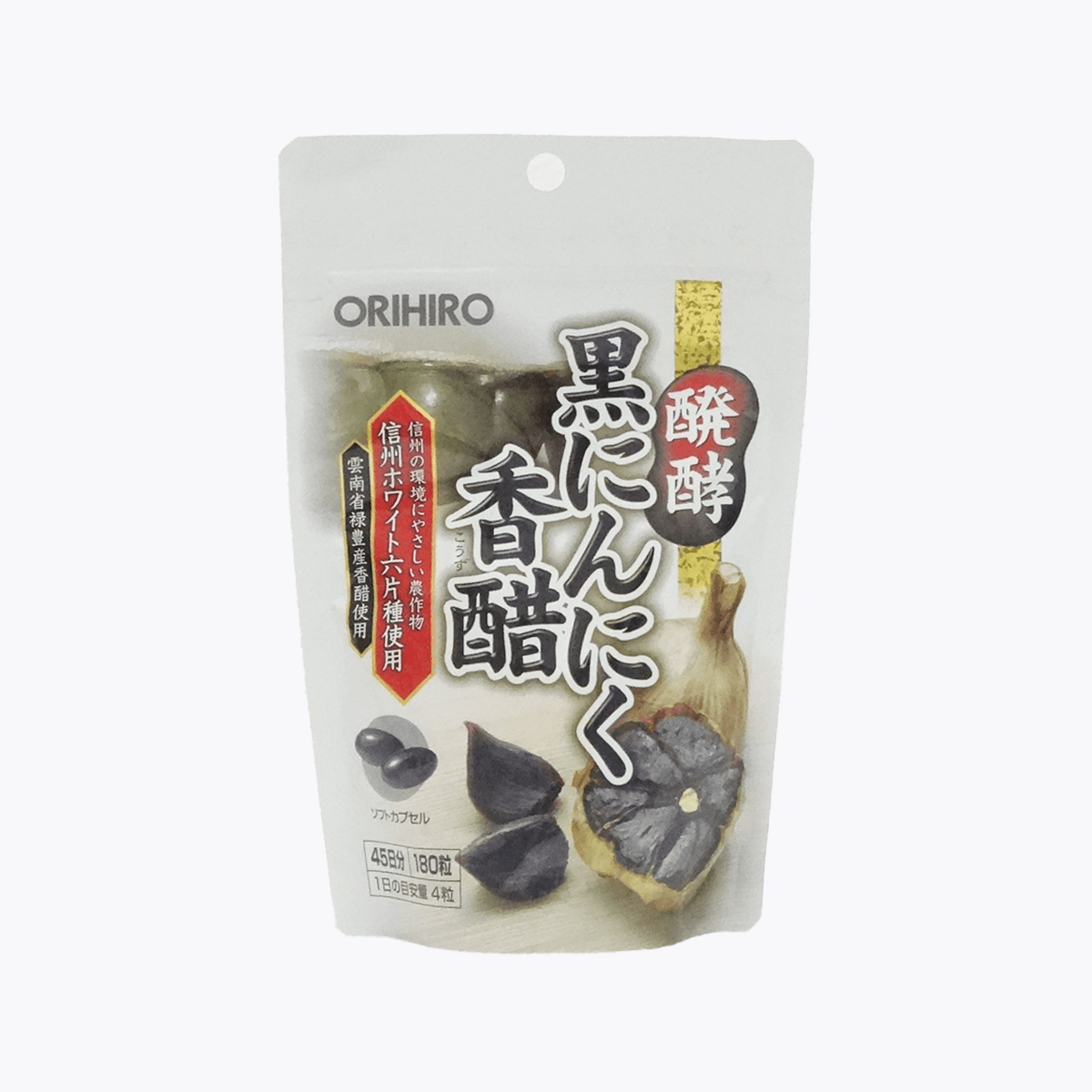 ORIHIRO 發酵黑大蒜香醋 180粒