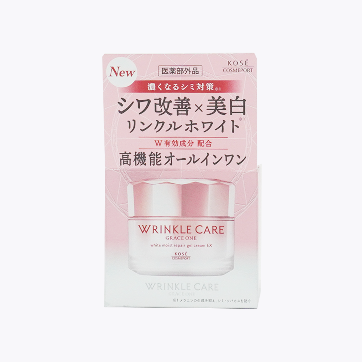 【醫藥部外品】KOSE GRACE ONE WRINKLE CARE 藥用 透白抗皺高機能全效面霜 EX 100g