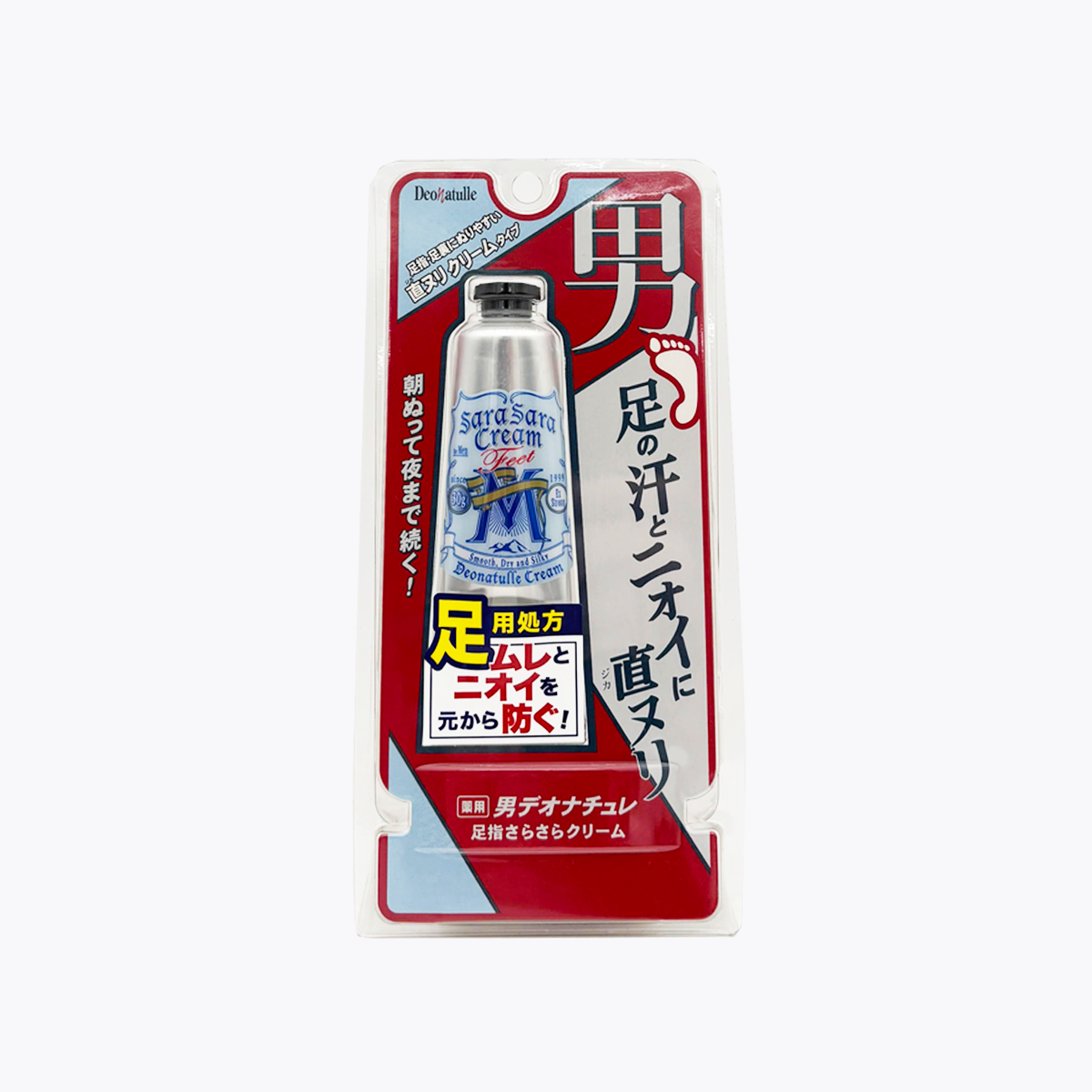 Deonatulle杜得樂 男用足用 藥用清爽消臭止汗乳霜 30g