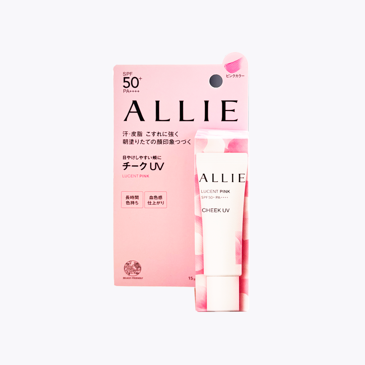 Kanebo ALLIE 持采絢色UV防曬頰彩 腮紅UV 微醺紅潤(緋紅) SPF50+ PA++++ 15g