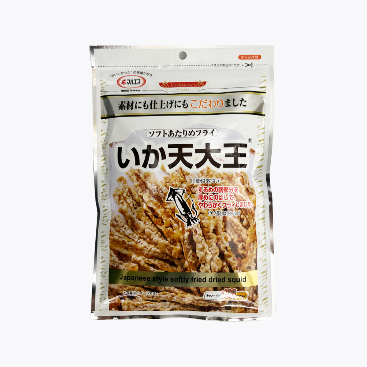 MARUESU 魷魚天大王 炸魷魚片 54g