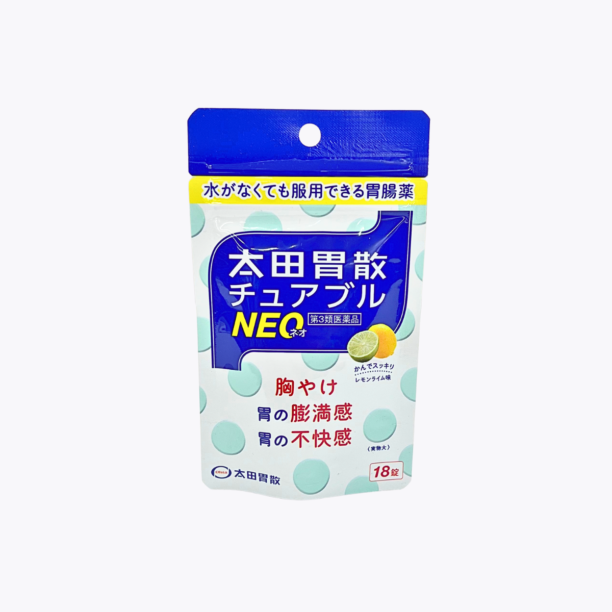 【第3類醫藥品】太田胃散 咀嚼片 NEO 胃腸藥 18錠