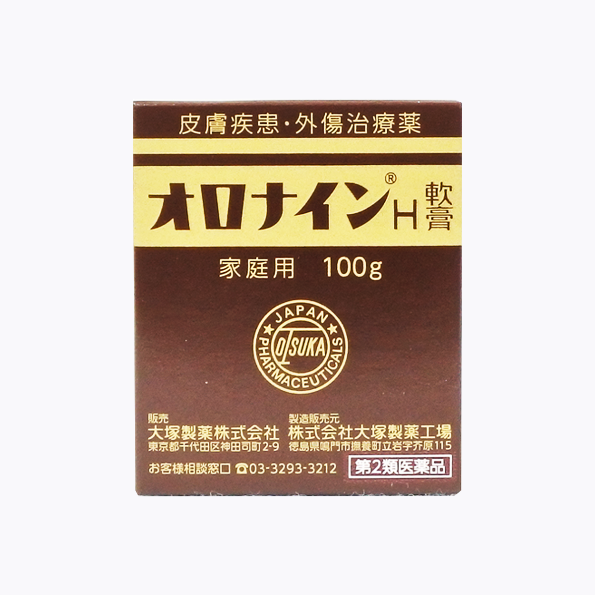【第2類醫藥品】大塚製藥 Oronine H 娥羅納英軟膏 皮膚藥 100g