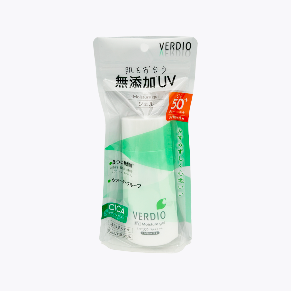 近江兄弟 VERDIO 水感無添加 防水抗汗防曬凝膠SPF50+/PA++++80g
