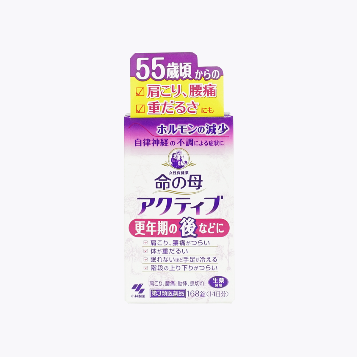 【第3類醫藥品】小林製藥 命之母Active更年期後調理改善藥 168粒