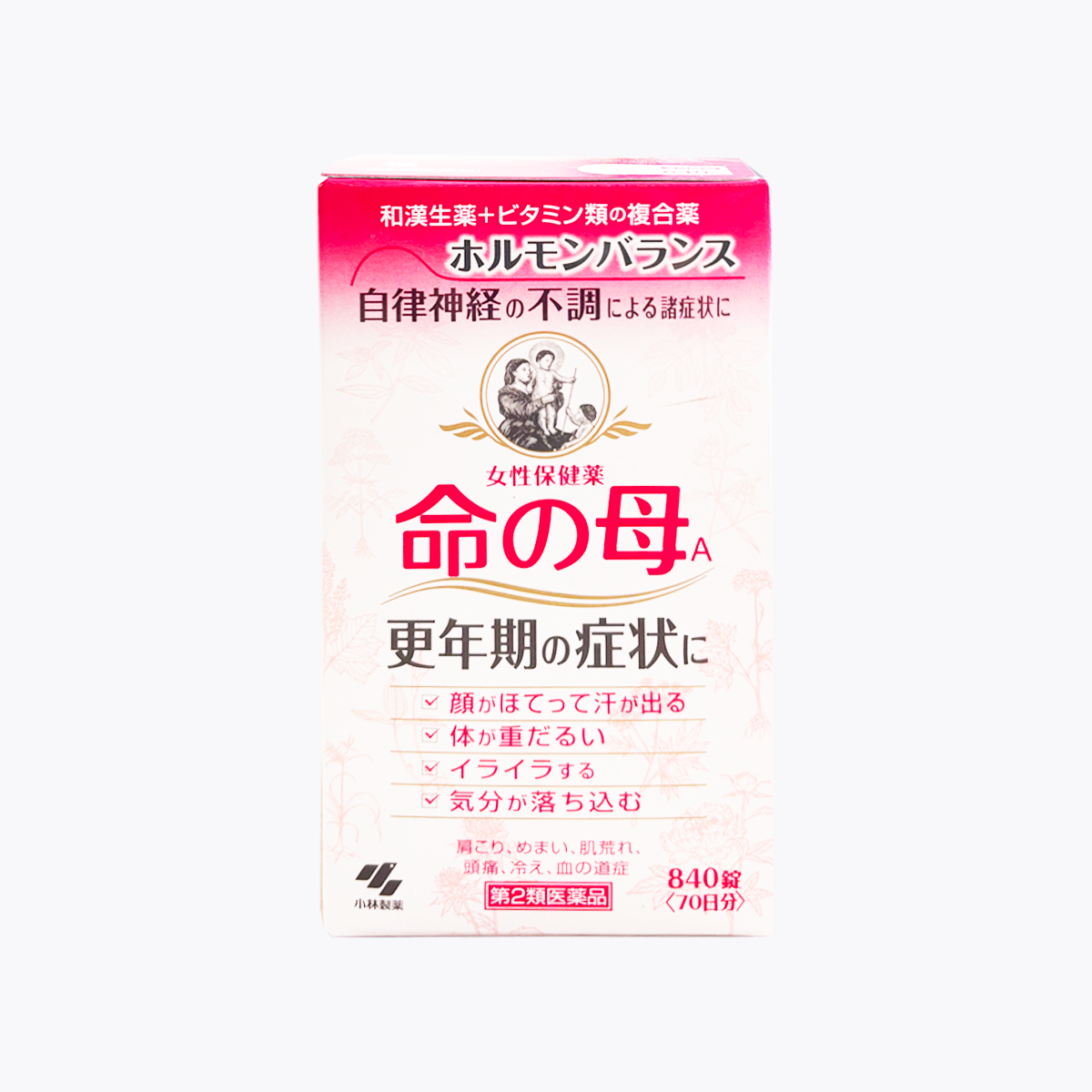 【第2類醫藥品】小林製藥 女性保健藥 命之母A 840錠 70日