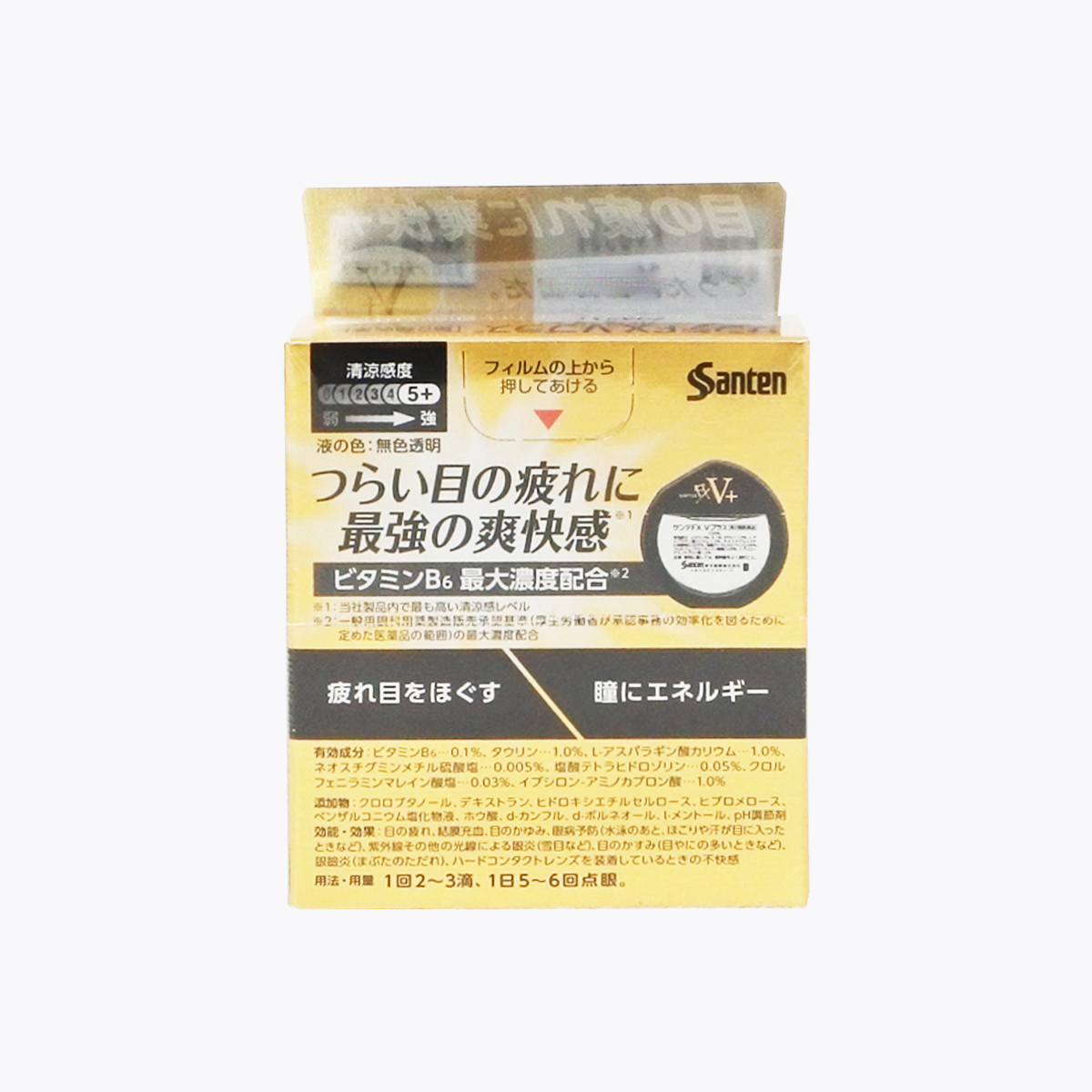 【第2類醫藥品】參天 FX V Plus 沁涼眼藥水 12ml