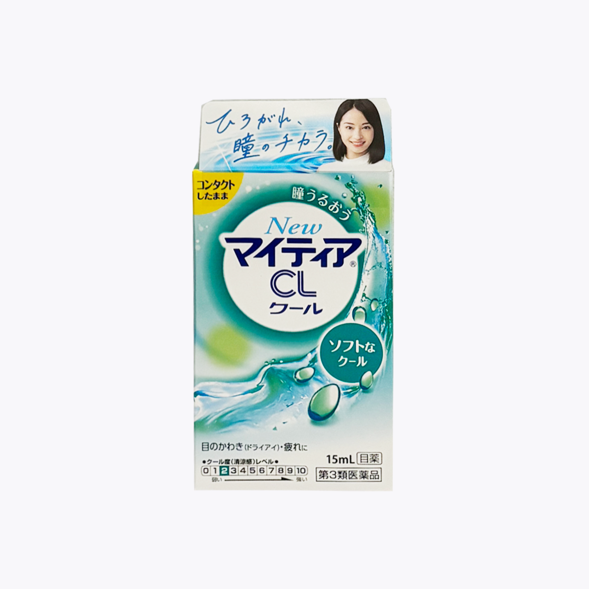 【第3類醫藥品】第一三共 NewMytear CL Cool-s 清涼滋潤 隱形眼鏡用 眼藥水 15ml