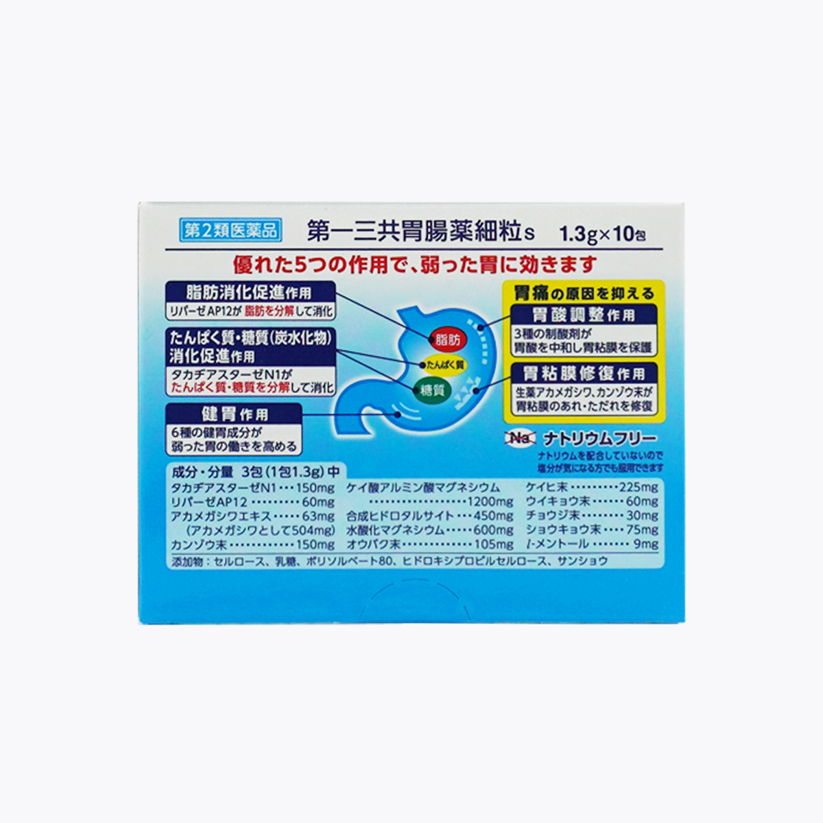 【第2類醫藥品】第一三共胃腸藥 細粒 10包