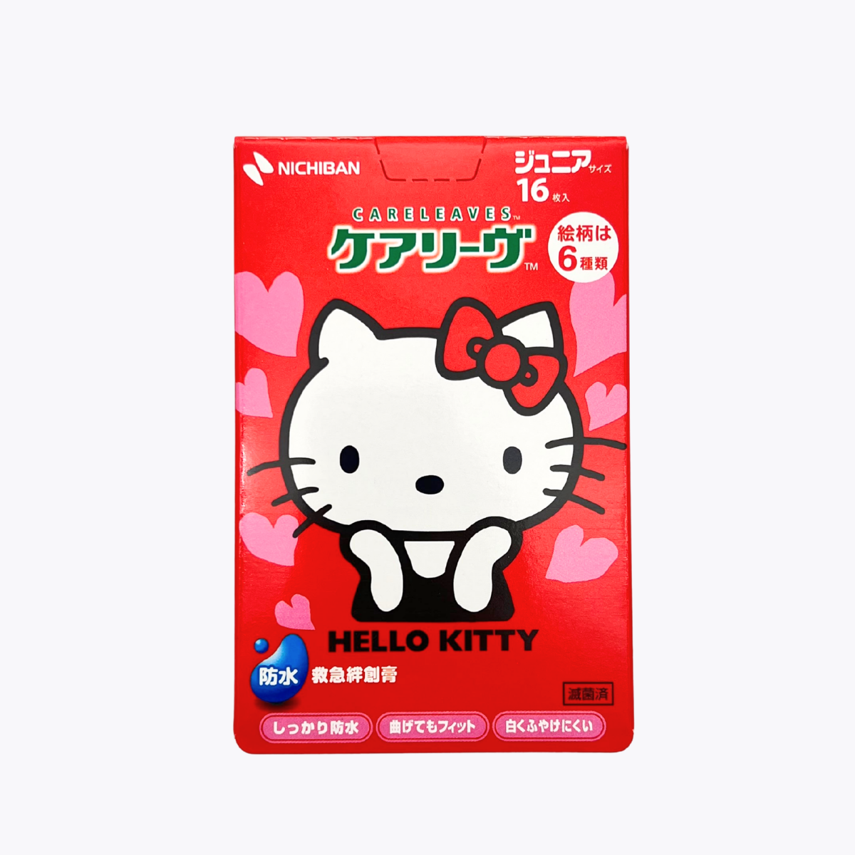 米其邦 Nichiban Careleaves Hello Kitty 卡通OK繃 創可貼(兒童尺寸)16枚入