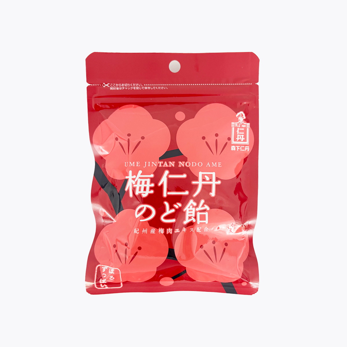 森下仁丹 梅仁丹潤喉糖 含紀州產梅肉萃取 60g