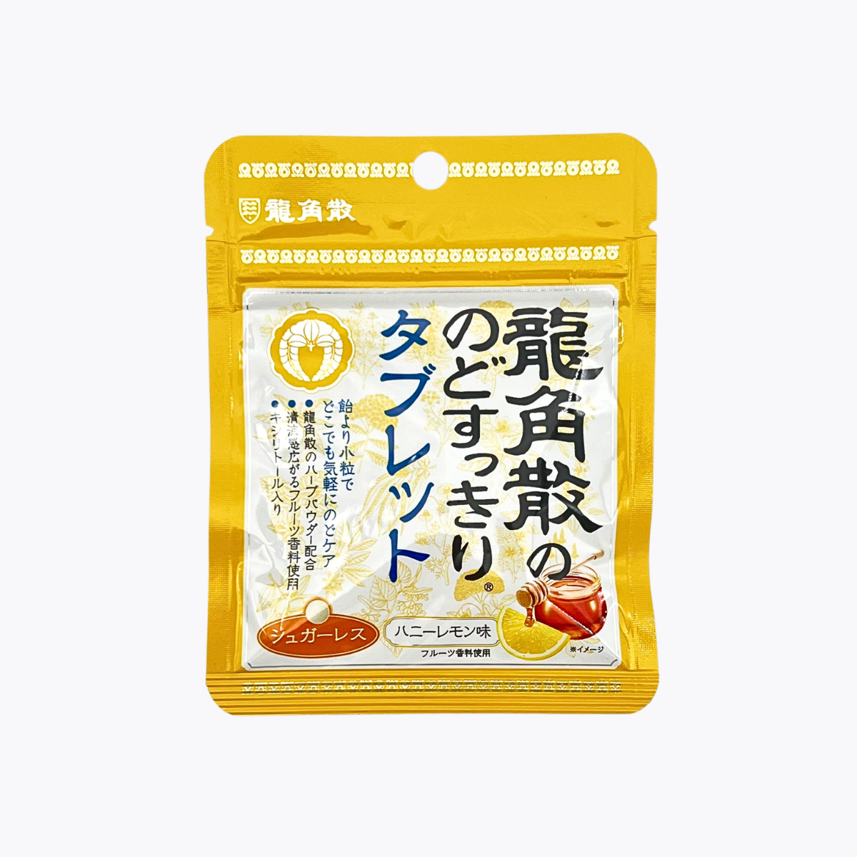 龍角散 舒爽喉糖 無糖 蜂蜜檸檬口味 10.4g