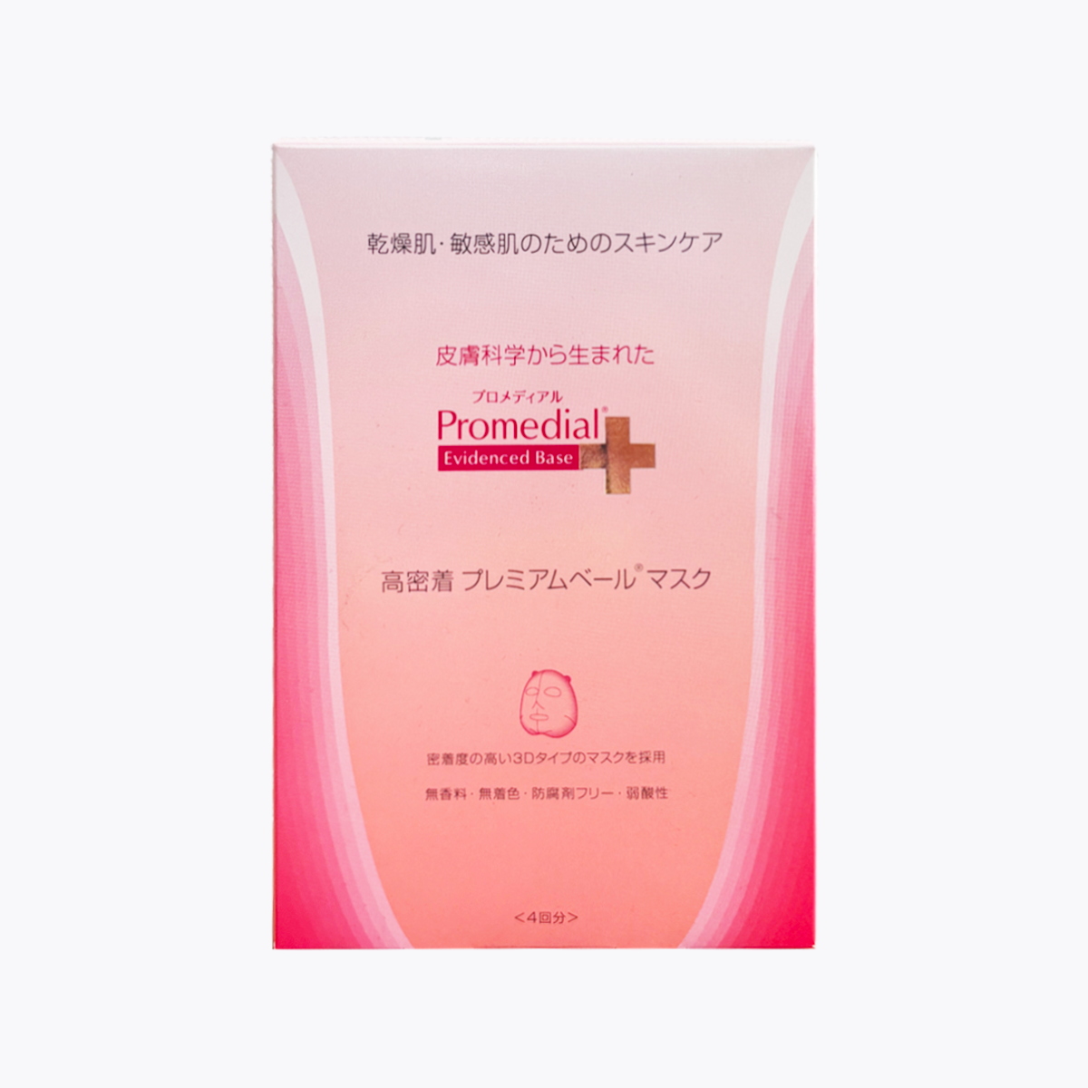 樂敦製藥 Promedial 超服貼高保濕優質面膜 4片入