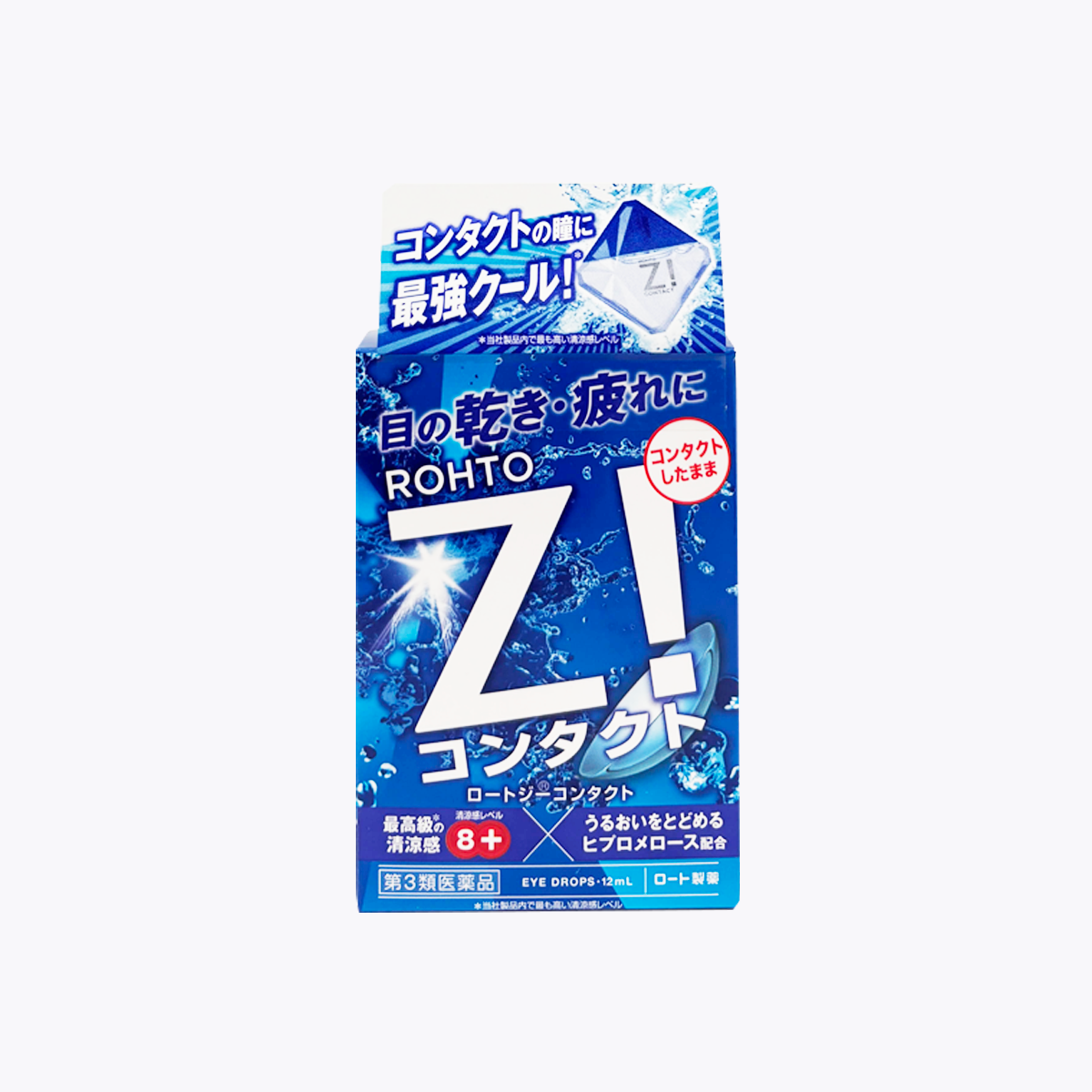 【第3類醫藥品】樂敦製藥 樂敦勁Z!眼藥水(隱形眼鏡適用款) 12ml