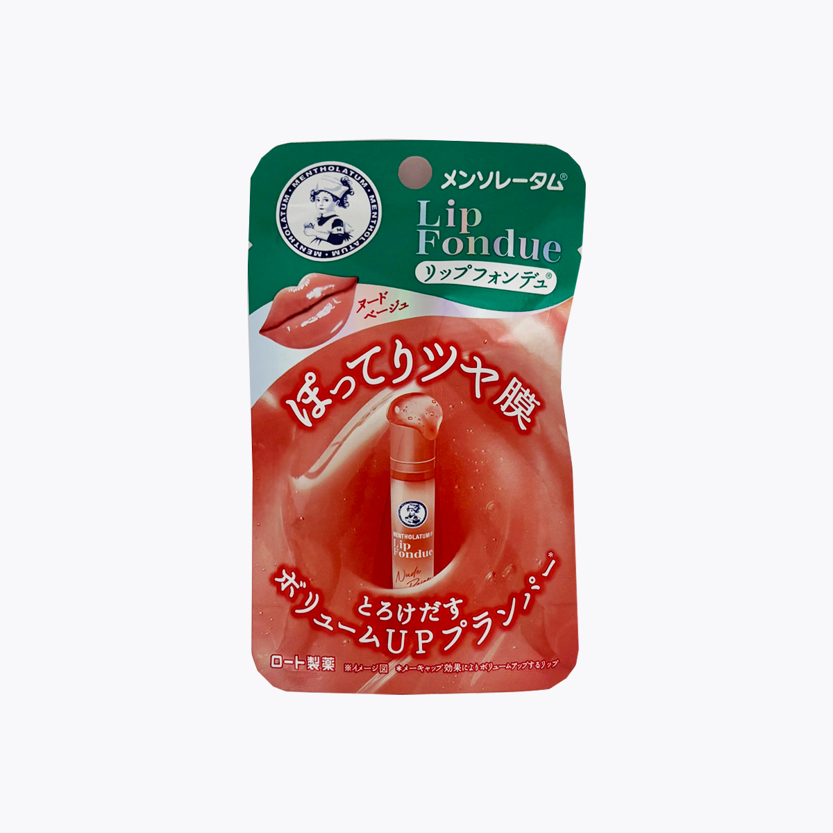 樂敦製藥 曼秀雷敦 Lip Fondue 豐盈豐潤唇膏 裸米色 3.2g