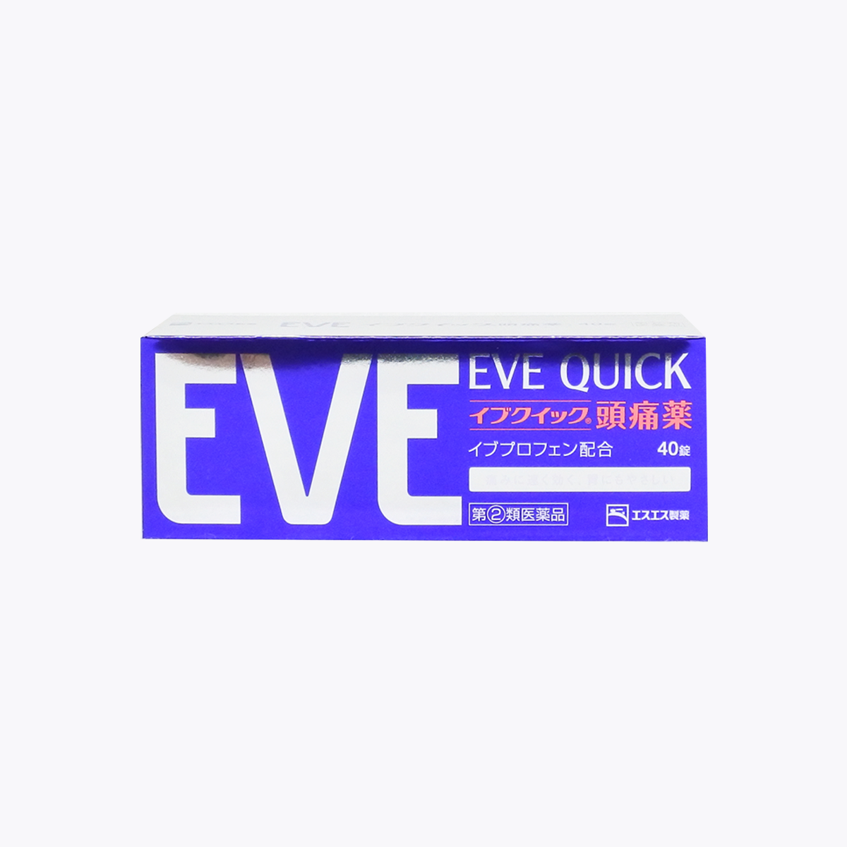 【指定第2類醫藥品】白兔牌 SS製藥 EVE Quick 頭痛藥 40錠