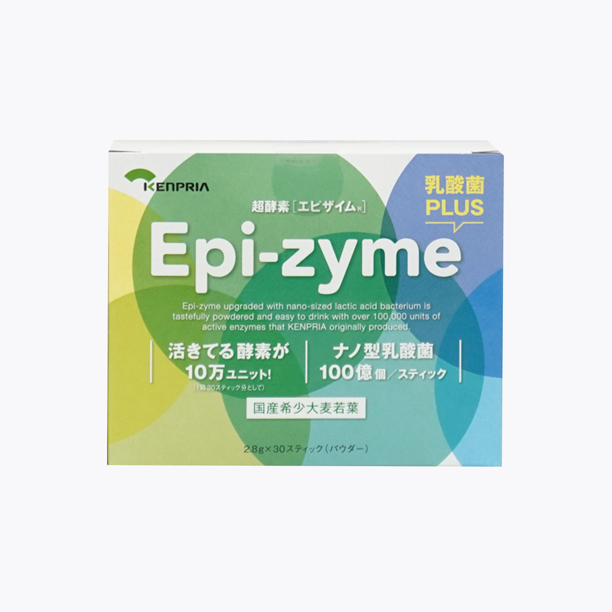 生酵素 超酵素青汁Epi-zyme （含活性酵素和乳酸菌） 2.8gx30包