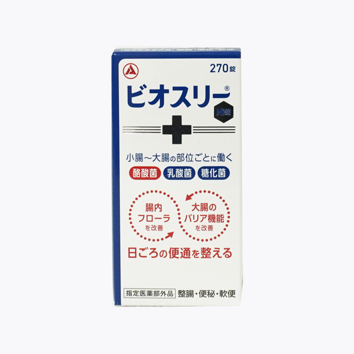 【指定醫藥部外品】武田 合利他命製藥 Bio-three Hi錠 益生菌整腸錠 酪酸菌 乳酸菌 糖化菌 270錠 45日分