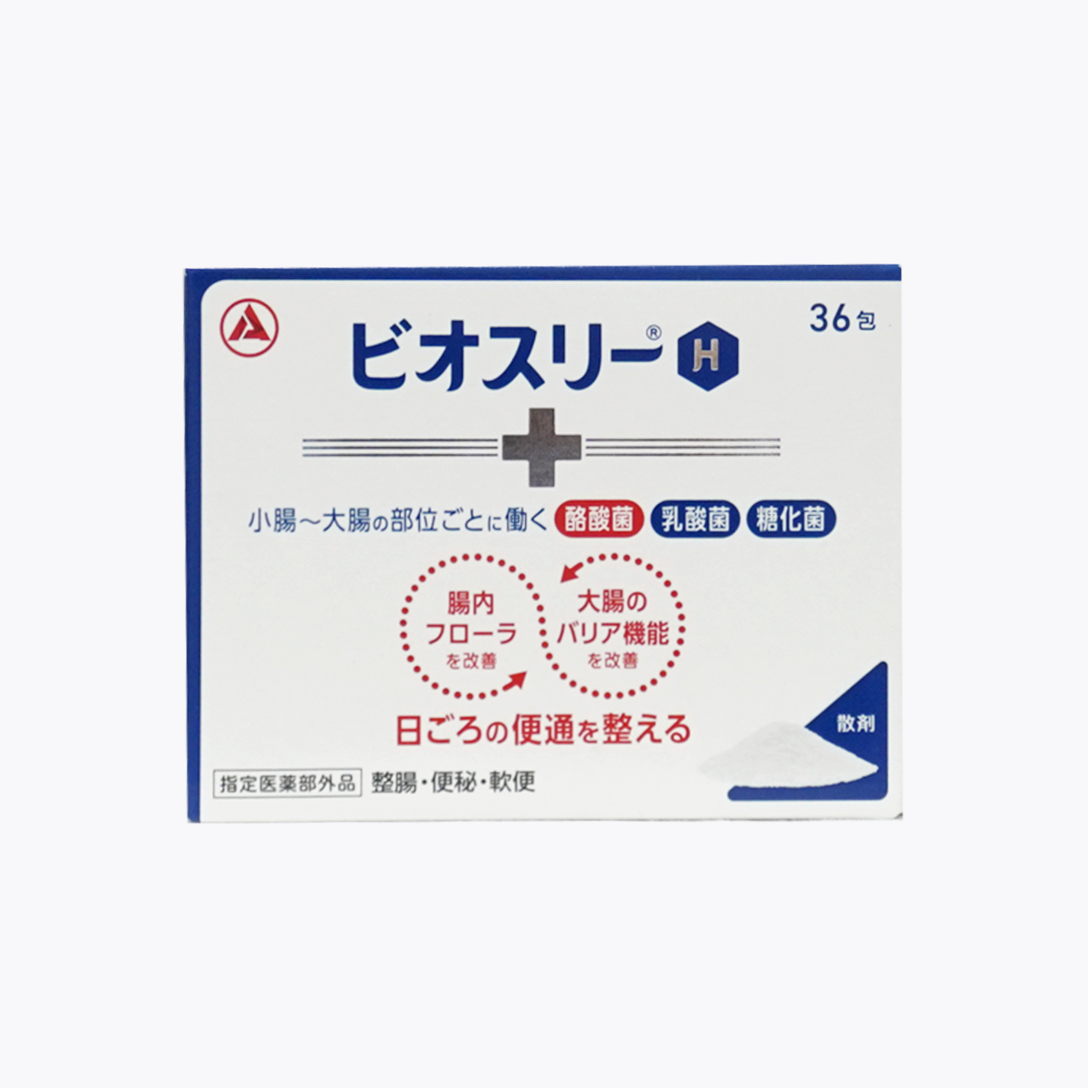 【指定醫藥部外品】武田 合利他命製藥 Bio-Three H 酪酸菌 乳酸菌 糖化菌 整腸藥 便秘 軟便 36包