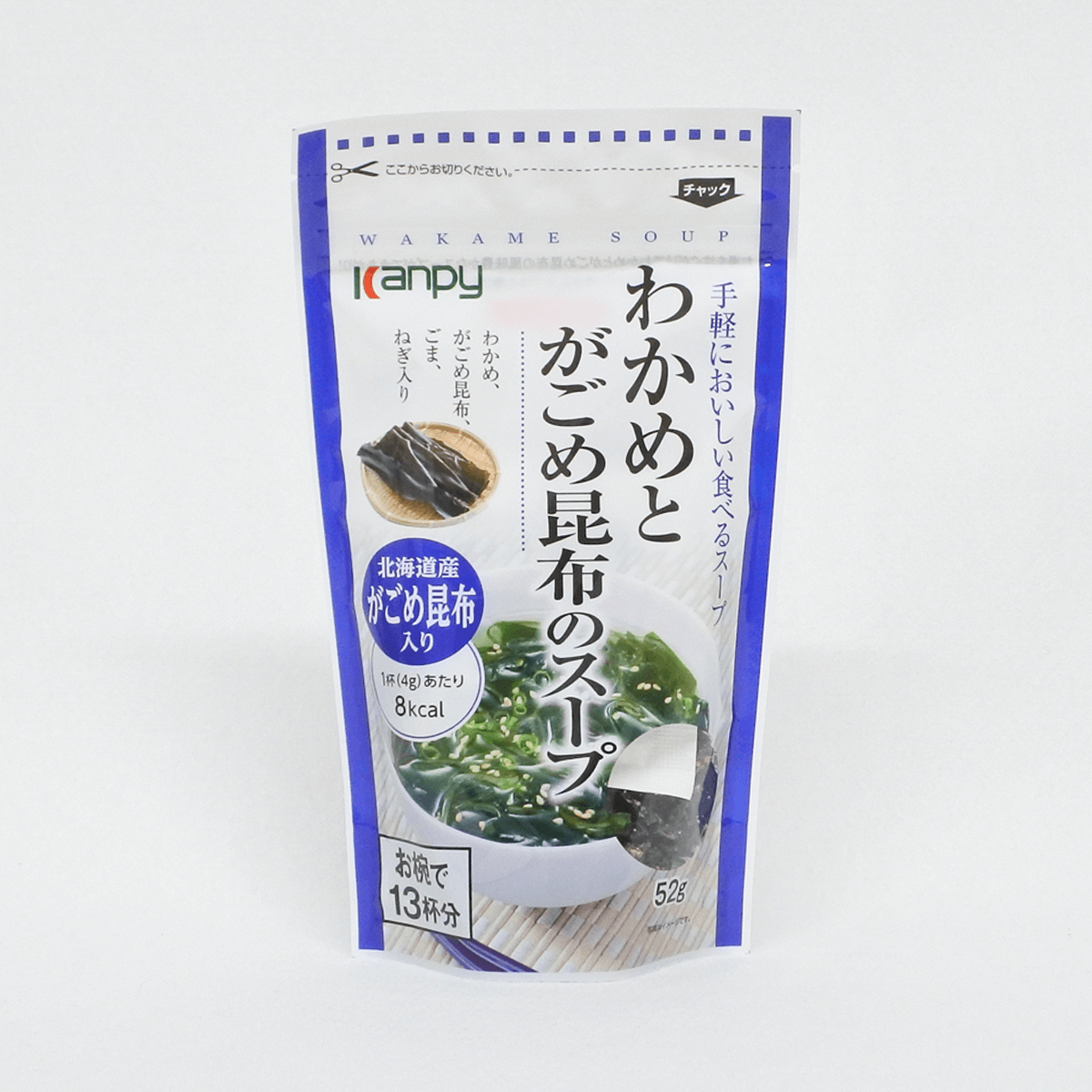 加藤產業 Kanpy 海帶與北海道昆布沖泡湯 52g×1袋