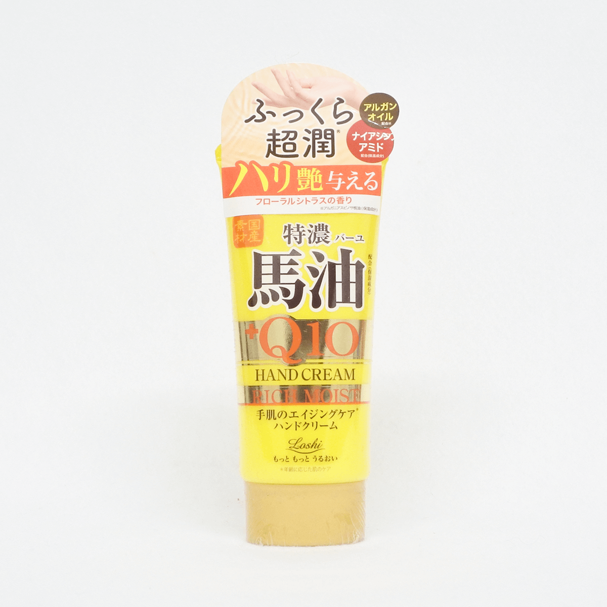 Loshi 日本產馬油&Q10 潤澤護手霜 80g