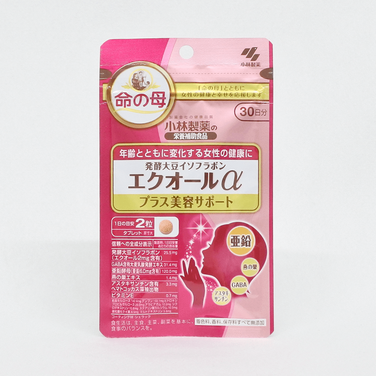 ☆小林製薬 発酵大豆イソフラボンエクオール 30日分（30粒）×６ - 健康用品