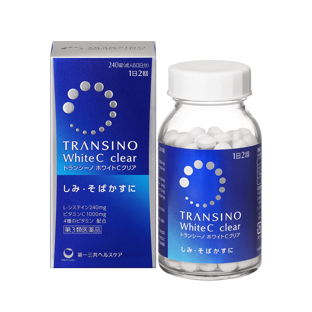 【第3類醫藥品】第一三共 TRANSINO WHITE C CLEAR 美白錠 240粒