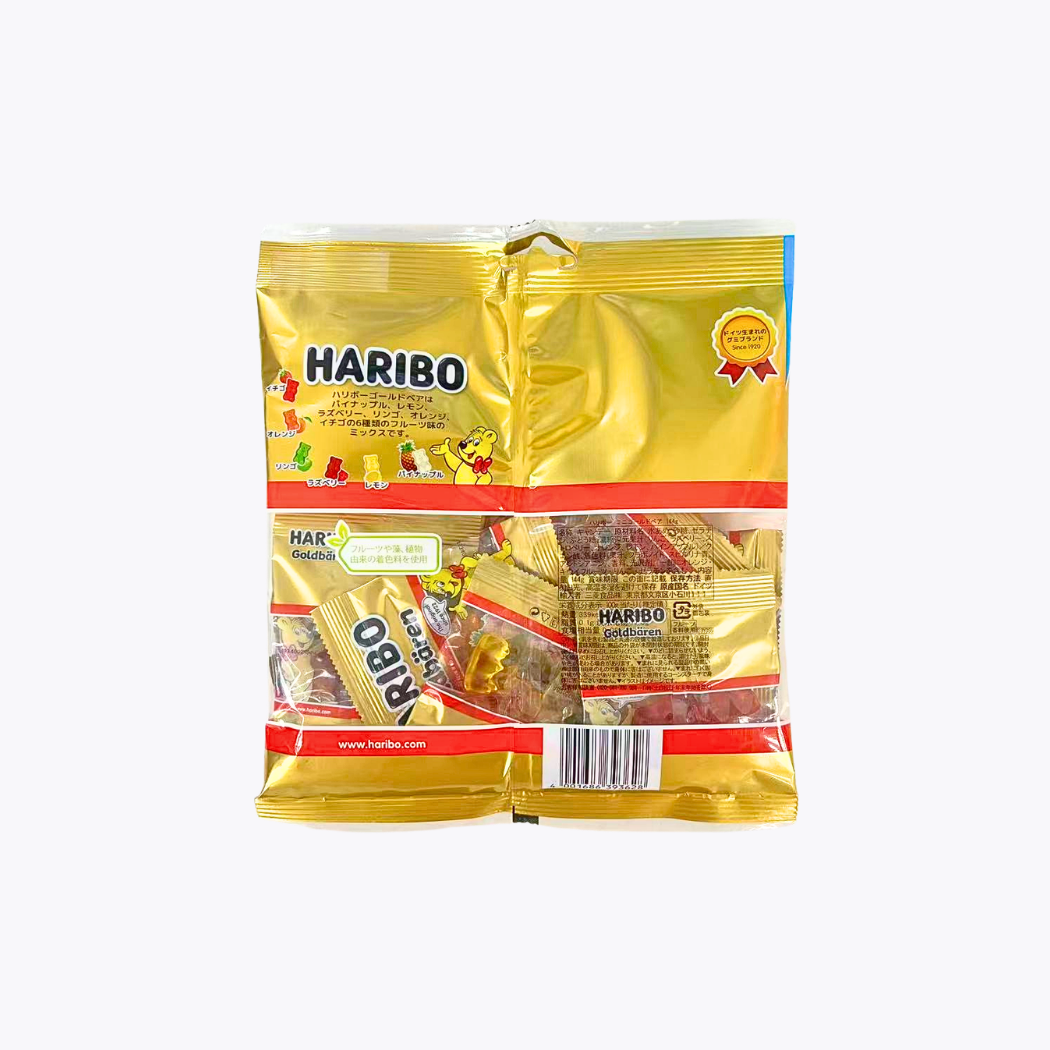 三菱食品 HARIBO 迷你黃金小熊軟糖 小袋裝 144g
