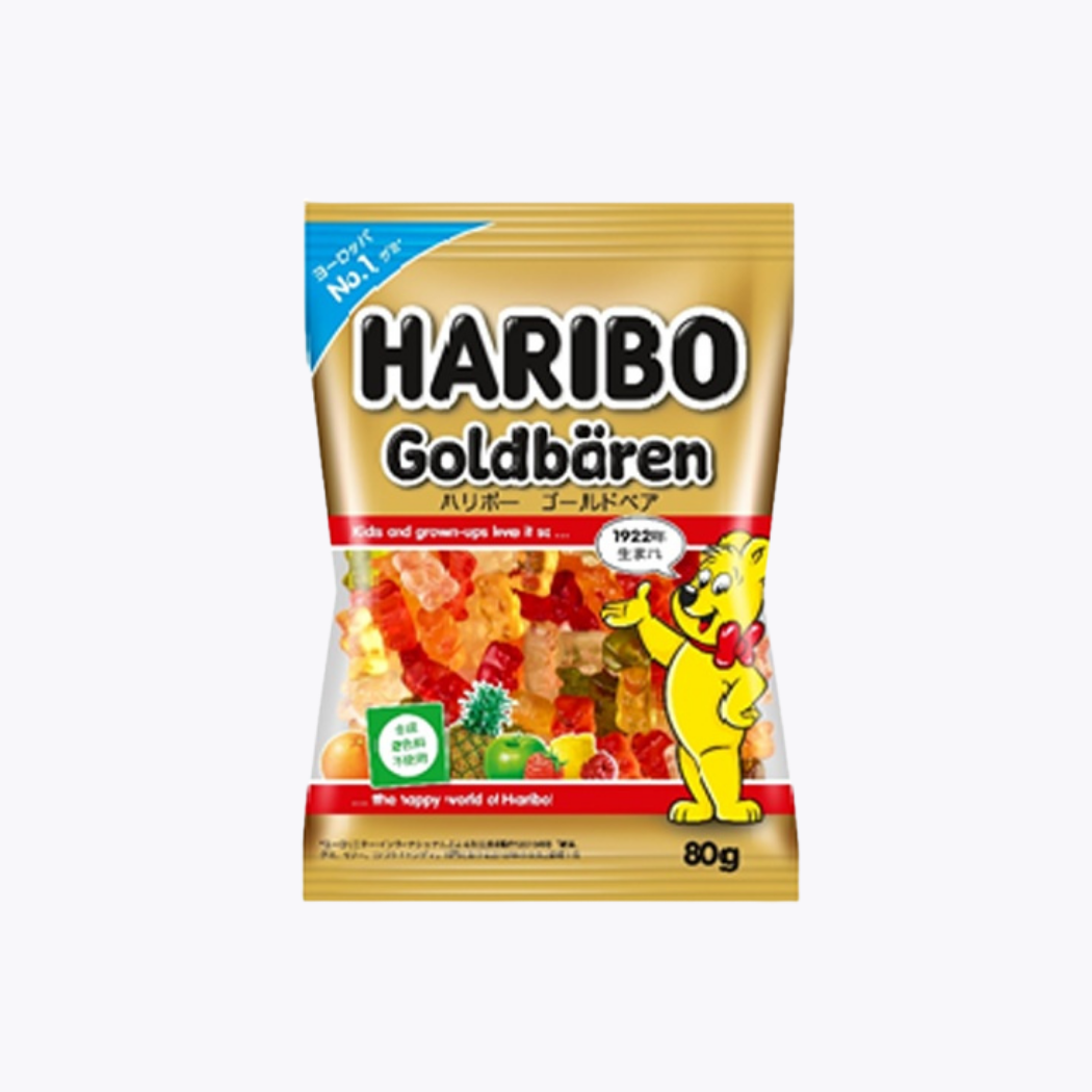 三菱食品 HARIBO 黃金小熊軟糖 80g