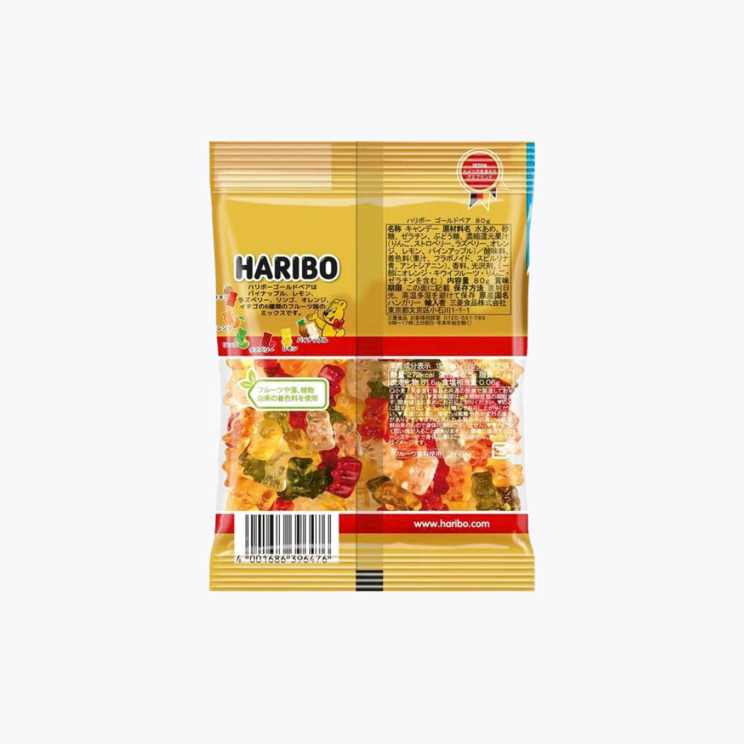 三菱食品 HARIBO 黃金小熊軟糖 80g