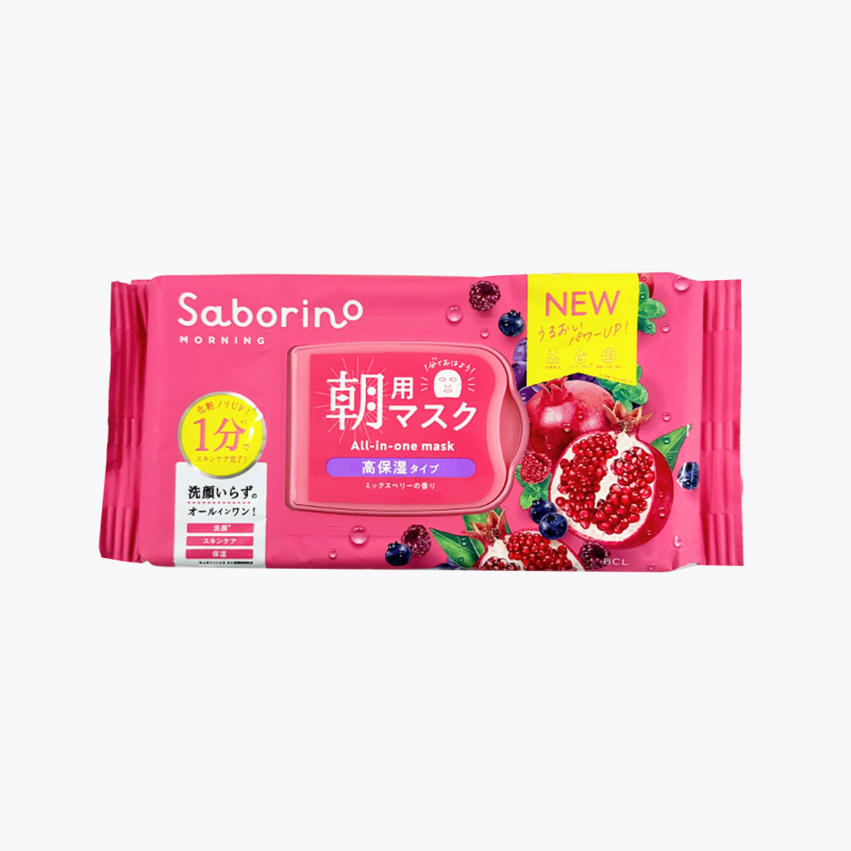 BCL Saborino 果實精華 高保濕 早安面膜 30片