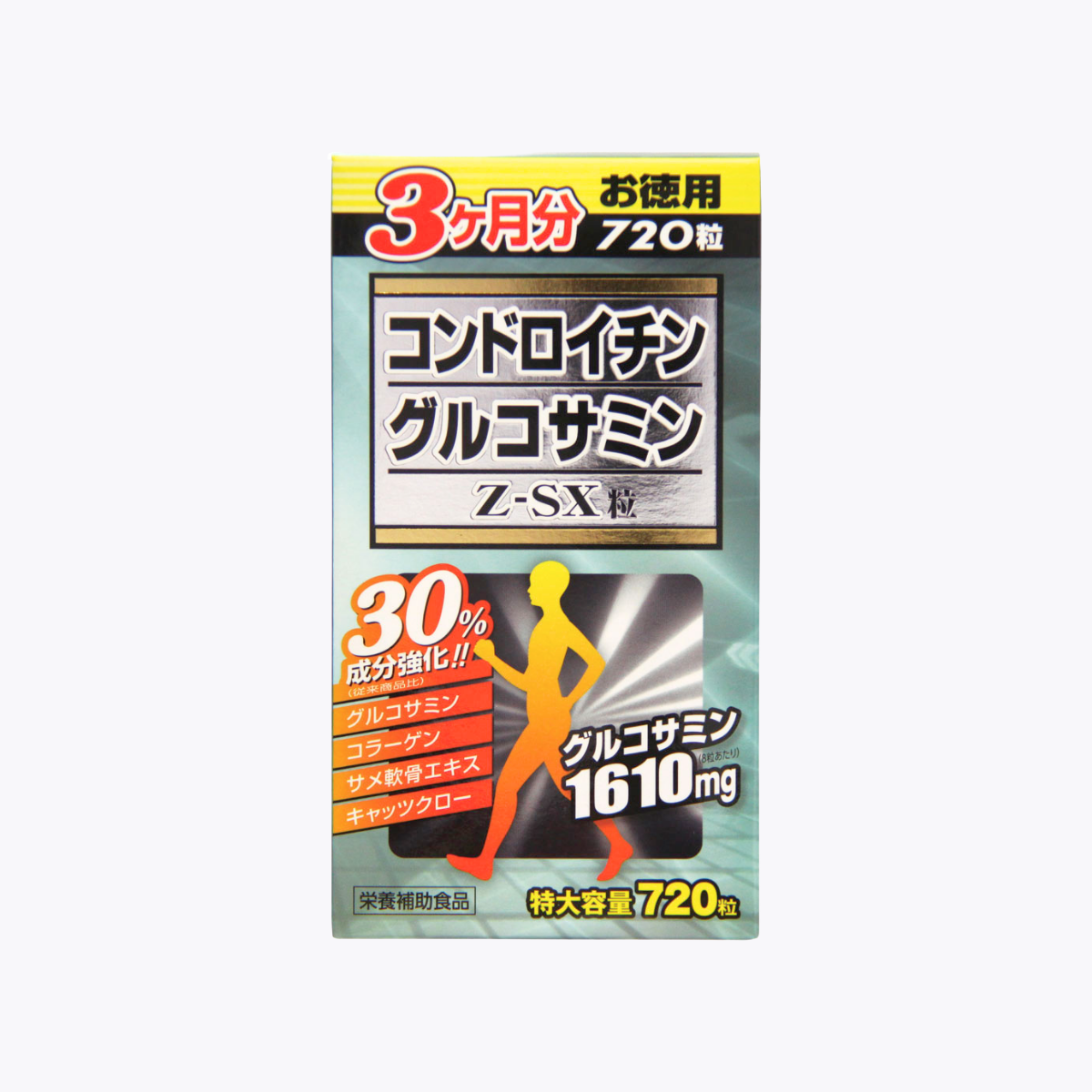 【營養輔助食品】Wellness Life Science 軟骨素葡萄糖胺Z-SX粒 大容量 720粒 3個月分