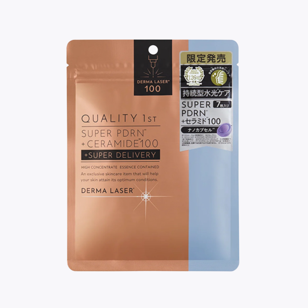 QUALITY 1st DERMA LASER Super 皇后面膜 PDRN＋神經醯胺100 面膜 7片入