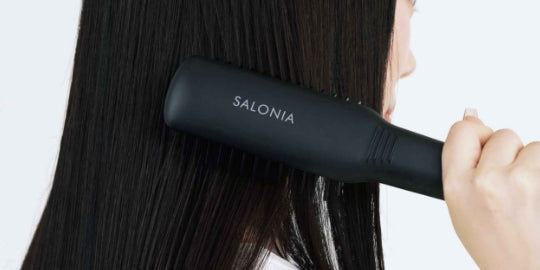 SALONIA 負離子直髮梳 整髮梳 纖巧型 Slim SL-012BKS