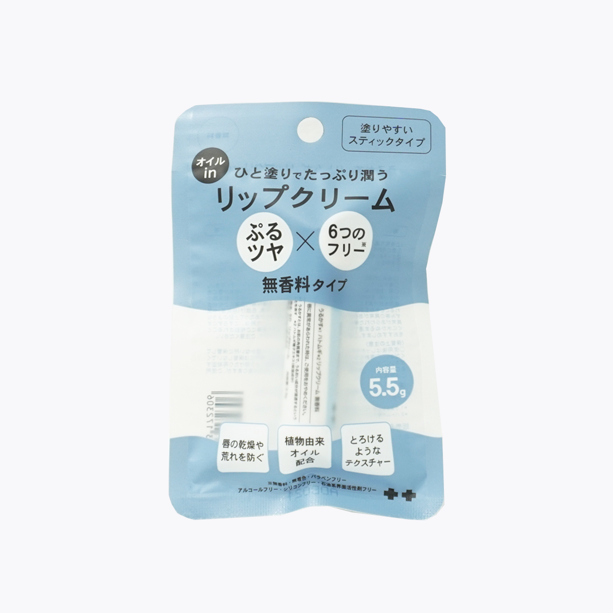 札幌藥妝 潤澤保濕薏仁護唇膏 無香料 5.5g