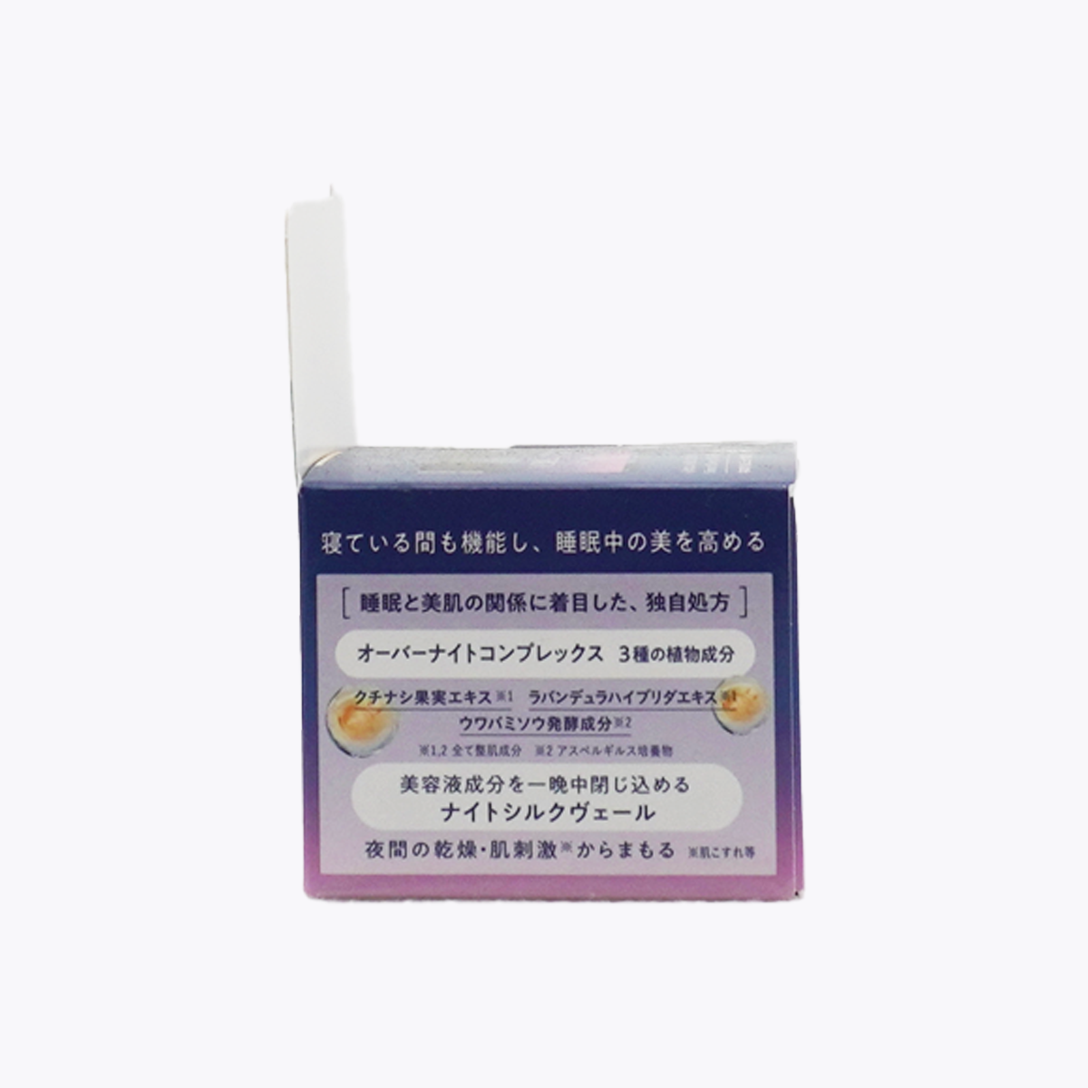 I-ne YOLU Skin Overnight Cream Moist 夜間肌膚修護乳霜 乾燥 粗糙 彈力不足 橙花&鈴蘭香 45g