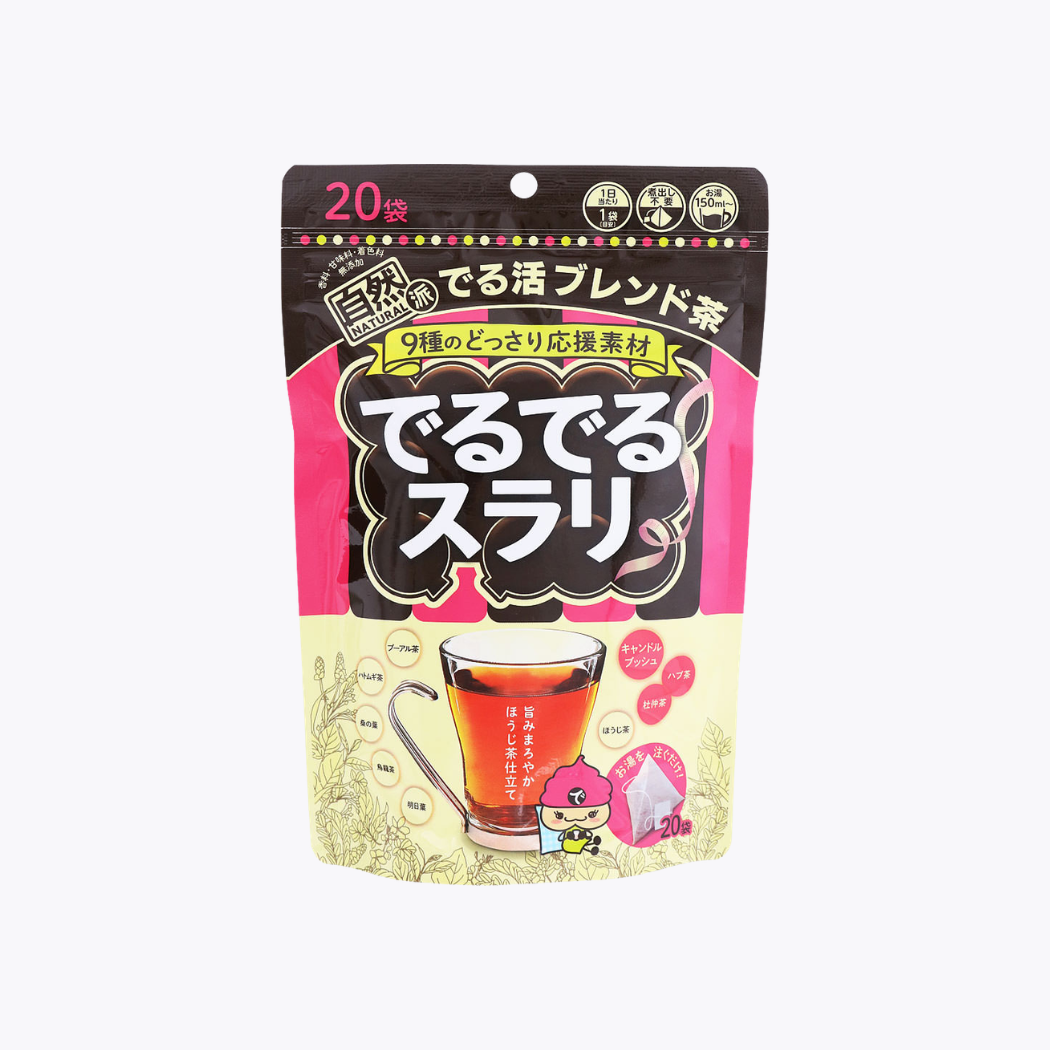 日本藥健 Deru Deru Surari 美容健康茶 Blend Tea 順暢輕盈 茶包 20袋入