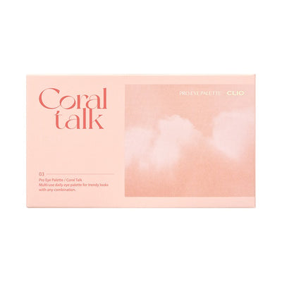 CLIO 珂莉奧 Pro 璀璨星沙十色眼影盤 03Coral Talk 甜桃珊瑚 0.6gX10