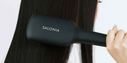 SALONIA 負離子直髮梳 整髮梳 SL-012BK