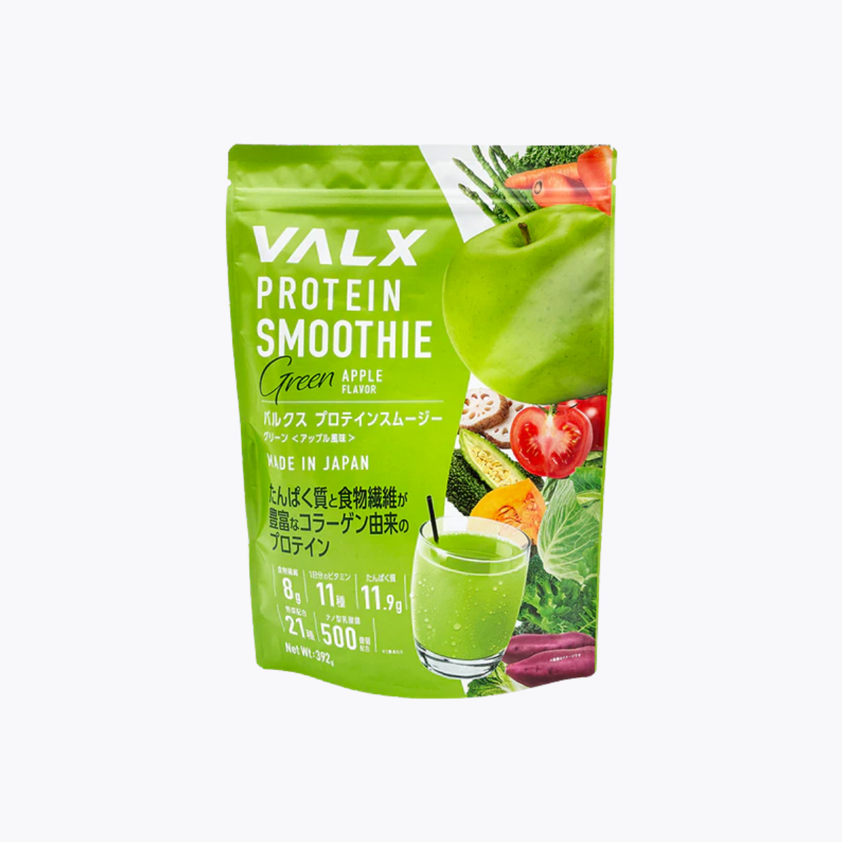 VALX PROTEIN SMOOTHIE 蛋白粉 奶昔 思慕昔  綠 蘋果風味 392g