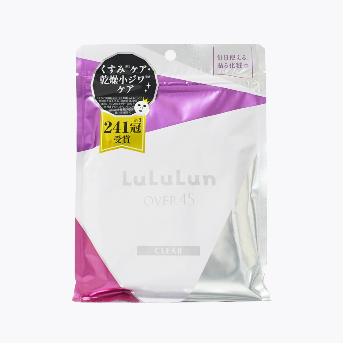 LULULUN OVER45 熟齡肌 鳶尾藍 彈潤透亮面膜 7片