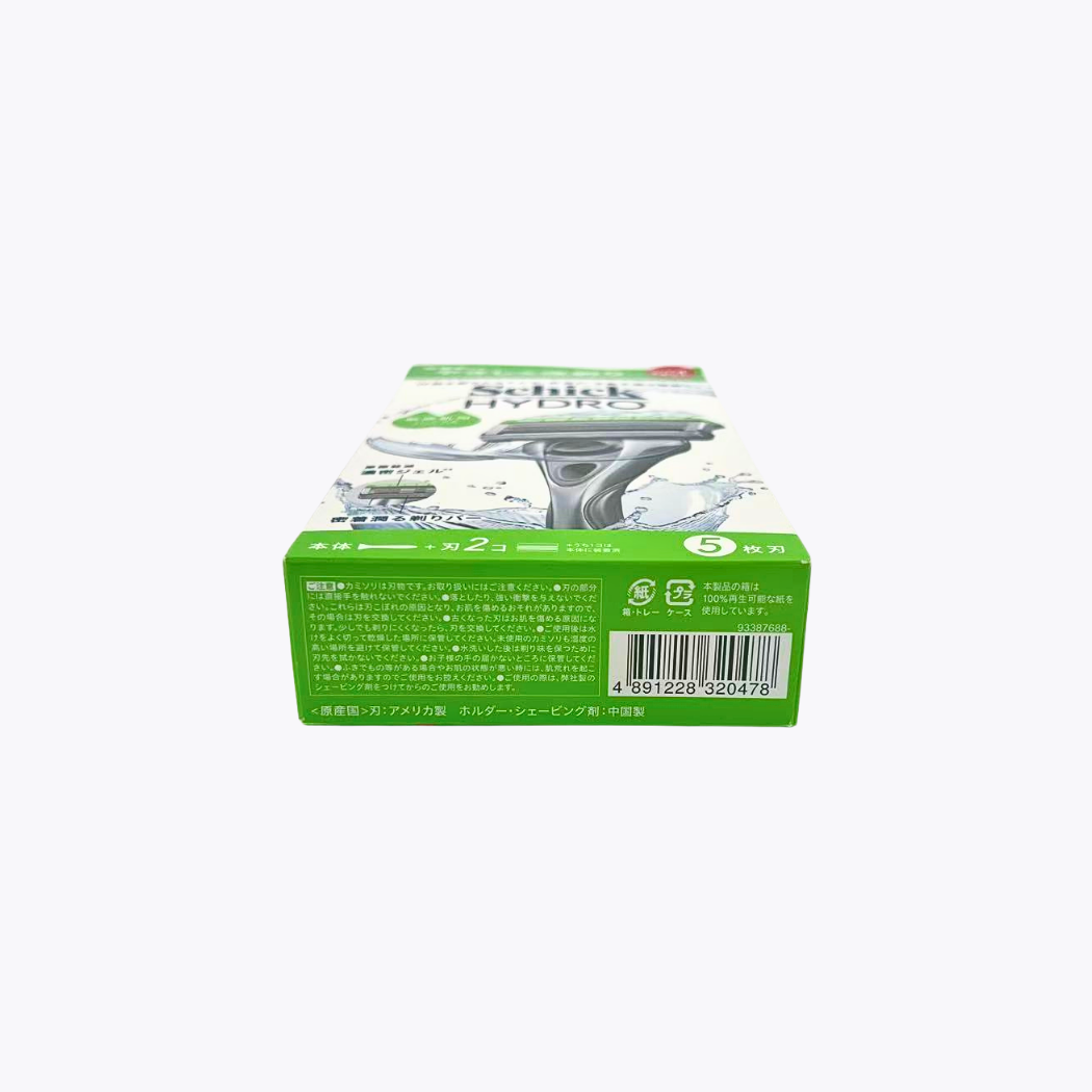 Schick Hydro 敏感肌膚適用刮鬍刀 本體＋刀片2個