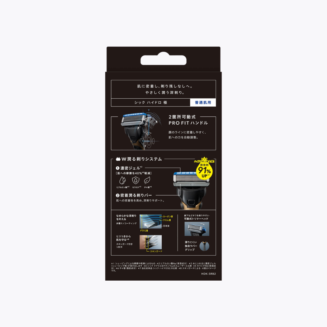 Schick Hydro 極 一般肌膚適用刮鬍刀 本體＋刀片2個